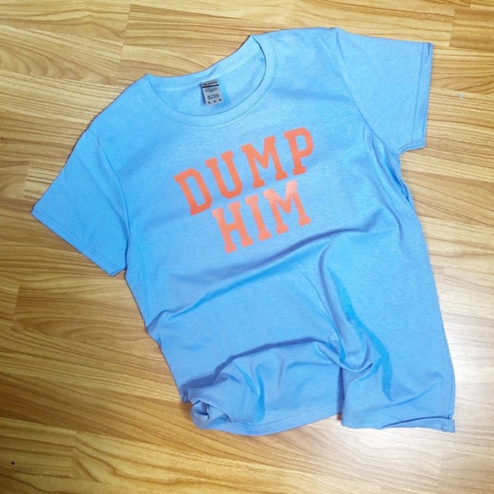 DUMP HIM | brintey’s iconic baby tee - Picture 2 of 3